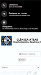 Mobile Screenshot of clinicaatias.com